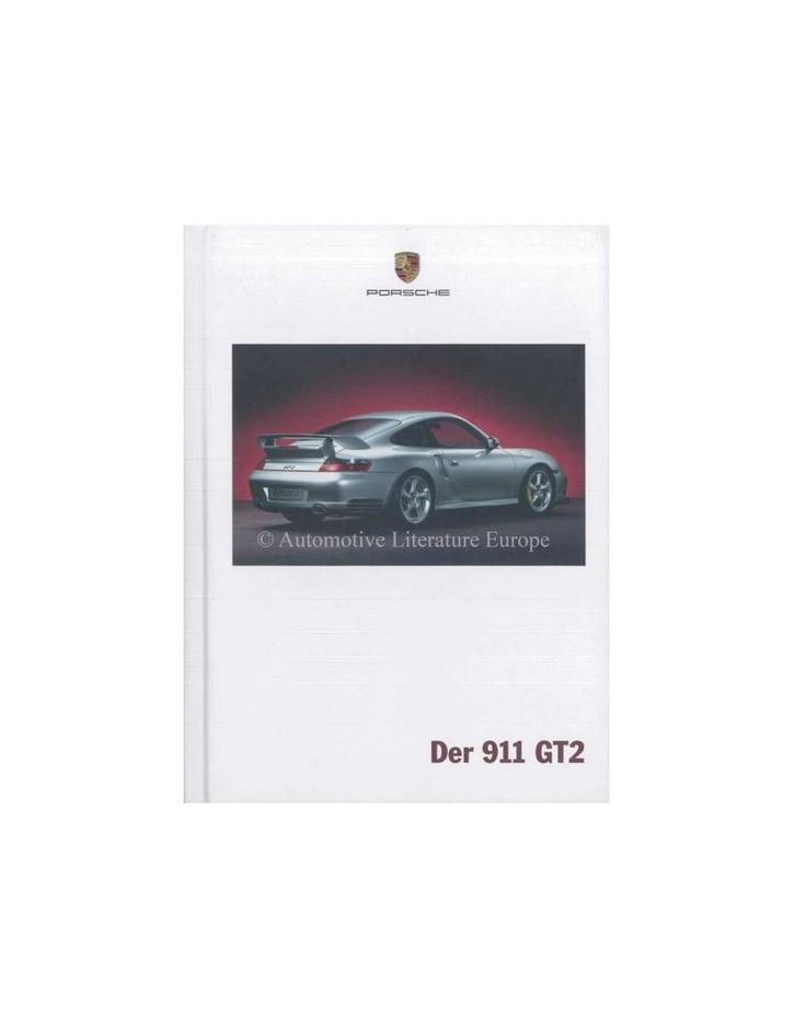 2001 PORSCHE 911 GT2 HARDCOVER BROCHURE DUITS, Boeken, Auto's | Folders en Tijdschriften, Porsche