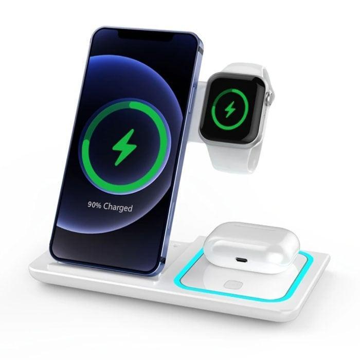 3 in 1 Oplaadstation - Compatibel met Apple iPhone / iWatch, Telecommunicatie, Mobiele telefoons | Telefoon-opladers, Nieuw, Verzenden