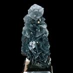 Jamesonite bevat Calciet. Herja-mijn, Baia Mare, Maramure,, Verzamelen, Mineralen en Fossielen