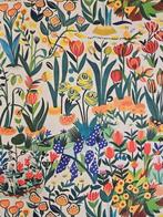 Laatste! 320x280 cm! Stof in Josef Frank-stijl Primavera -