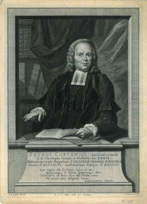 Portrait of Petrus Curtenius, Antiek en Kunst, Kunst | Etsen en Gravures