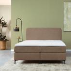 *WOONWINKEL* Boxspring Teddy Bruin 180x200 Cm, Verzenden, Nieuw, Bruin