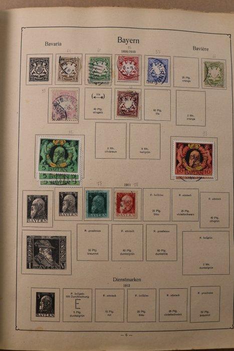 Europese landen 1849/1945 - Collectie in heel oud Schaubek, Postzegels en Munten, Postzegels | Amerika