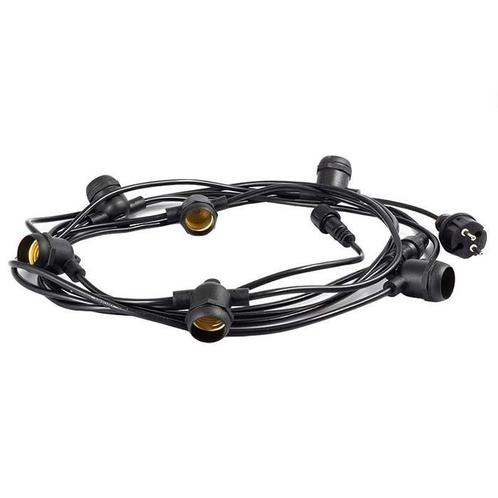 5 meter prikkabel voor binnen & buiten IP54 6x E27 fitting, Doe-het-zelf en Verbouw, Elektra en Kabels, Overige typen, Nieuw, Verzenden