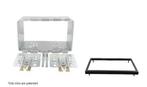 2-Din ISO inbouwframe set universeel 100mm bus, Verzenden, Nieuw