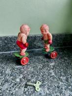 Japanese - Boxing Boy’s - windup - Opwindbaar blikken, Antiek en Kunst, Antiek | Speelgoed