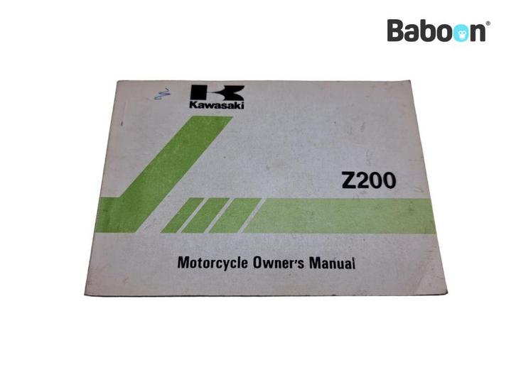 Instructie Boek Kawasaki Z 200 1977-1984 (KZ200) English, Motoren, Onderdelen | Kawasaki, Gebruikt, Verzenden