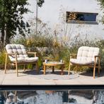 Finn Samos lazy loungeset 3 delig teak terre 4 Seasons, Tuin en Terras, Tuinstoelen, Ophalen of Verzenden, Nieuw, Teakhout