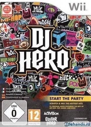 DJ Hero (Wii Games) (Nintendo Wii), Spelcomputers en Games, Games | Nintendo Wii, Zo goed als nieuw, Ophalen of Verzenden