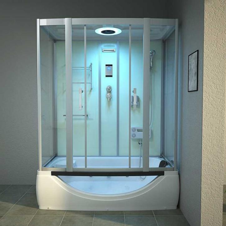 Bad Douche Whirlpool Stoom Combi 170X90 Nuvo (Badkamer), Huis en Inrichting, Badkamer | Complete badkamers, Nieuw, Ophalen of Verzenden