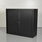 Roldeurkast Officenow - Zwart - 105 x 120 cm - Incl. 2, Ophalen of Verzenden, Nieuw