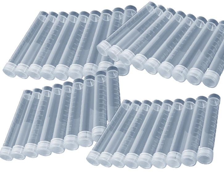 Set van 200 plastic reageerbuisjes (10 ml, PP, met schroefd, Doe-het-zelf en Verbouw, Gereedschap | Handgereedschap, Nieuw, Ophalen of Verzenden