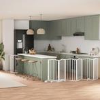 vidaXL Hondenhek inklapbaar met deur 15 panelen 750cm, Dieren en Toebehoren, Honden-accessoires, Verzenden, Nieuw