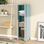 Lockerkast Kurikka metaal 137x38x38 cm grijsblauw [en.casa], Huis en Inrichting, Verzenden, Nieuw