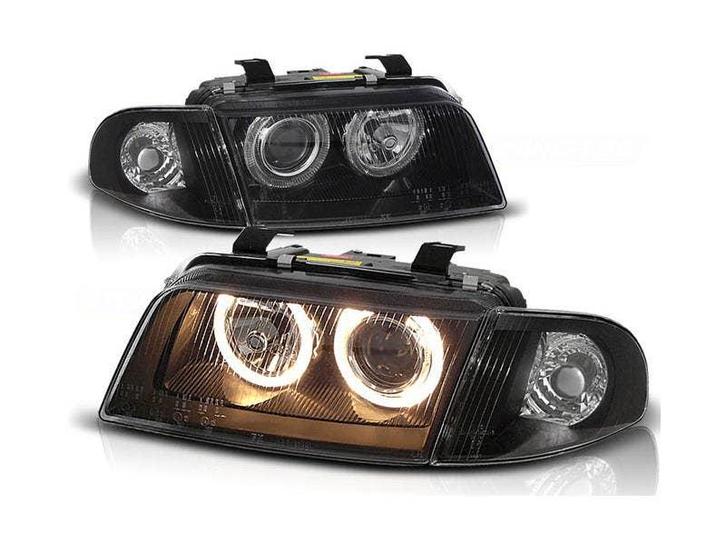 Angel Eyes koplamp units Black geschikt voor Audi A4, Auto-onderdelen, Verlichting, Nieuw, Audi, Verzenden