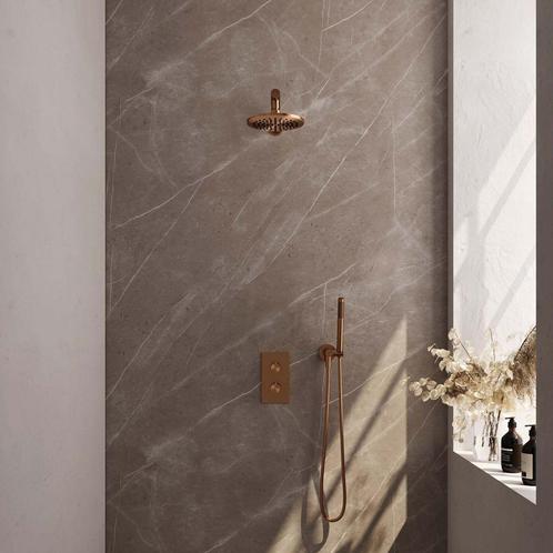 Inbouw Regendouche Set Brauer Copper Edition Wanduitloop, Doe-het-zelf en Verbouw, Sanitair, Kraan, Nieuw, Ophalen of Verzenden