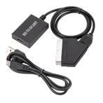 HDMI (v) naar Scart (m) converter kabel / zwart -, Audio, Tv en Foto, Overige Audio, Tv en Foto, Nieuw, Ophalen of Verzenden