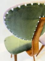 Dutch Design stoelen - pastel kleuren, Huis en Inrichting, Stoelen, Hout, Drie, Ophalen of Verzenden, Zo goed als nieuw