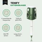 2dekans | Tenify Ultrasone Kattenverjager - Groot Bereik -, Dieren en Toebehoren, Ophalen of Verzenden, Zo goed als nieuw