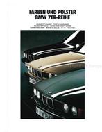 1990 BMW 7 SERIE KLEUREN EN BEKLEDING BROCHURE, Boeken, Auto's | Folders en Tijdschriften, Nieuw, BMW, Author