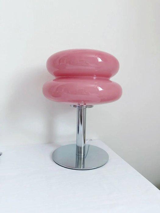 Tafellamp - Glas, Chroom - Bauhaus space age, Huis en Inrichting, Overige Huis en Inrichting