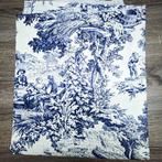 Toile de Jouy Blu - 100% katoen - 3 meter - Meubelstof - 300, Antiek en Kunst
