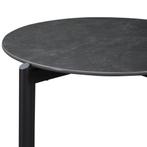 Tucson bijzettafel 87cm rond H38cm antraciet, Ophalen of Verzenden, Nieuw