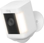 Ring Spotlight Cam Plus - Battery - White, Audio, Tv en Foto, Videobewaking, Nieuw, Verzenden