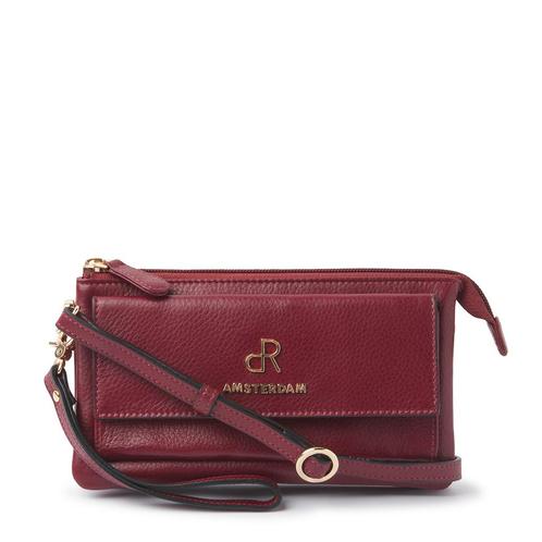 -50% dR Amsterdam  dR Amsterdam Schoudertas / clutch  maat O, Sieraden, Tassen en Uiterlijk, Tassen | Damestassen, Rood, Nieuw
