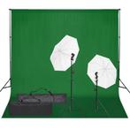 vidaXL Fotostudioset met verlichtingsset en achtergrond, Audio, Tv en Foto, Fotografie | Fotostudio en Toebehoren, Verzenden, Nieuw