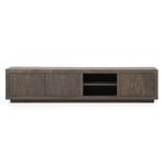 TV-Meubel Helsinki - 200cm - Bruin - 96263 - tv-meubels, Huis en Inrichting, Kasten | Buffetkasten, Nieuw, Overige materialen