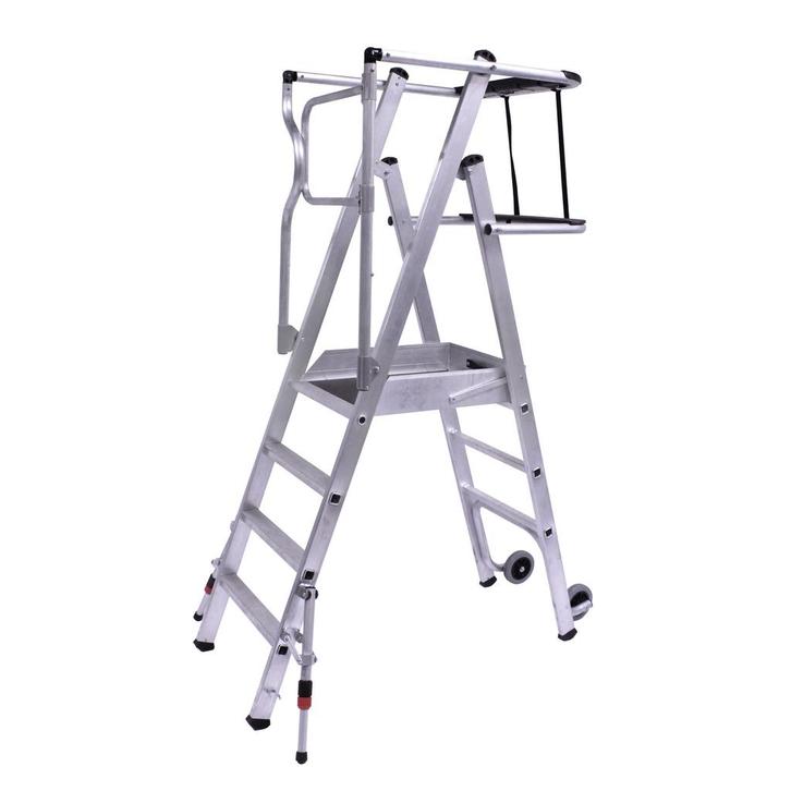 Alumexx Protect magazijntrap 3 t/m 8 treden, Doe-het-zelf en Verbouw, Ladders en Trappen, Trap, Nieuw, Verzenden