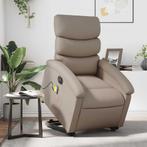 vidaXL Sta-op-massagestoel elektrisch kunstleer, Huis en Inrichting, Fauteuils, Verzenden, Nieuw