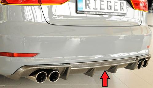Rieger diffuser | A3 (8V): 07.12-08.16 (tot Facelift) -, Auto-onderdelen, Carrosserie en Plaatwerk, Nieuw, Audi, Ophalen of Verzenden