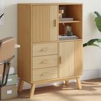 vidaXL buffetkast OLDEN 85x43x125 cm massief grenenhout, Huis en Inrichting, Kasten | Buffetkasten, Verzenden, 100 tot 150 cm