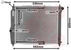 RADIATOR VOOR CHEVROLET AVEO T255 2008-2011 96443475, Ophalen of Verzenden, Nieuw