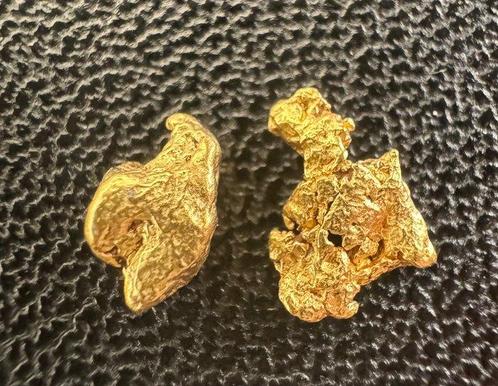 Goud Goud nugget- 0.5 g - (2), Verzamelen, Mineralen en Fossielen