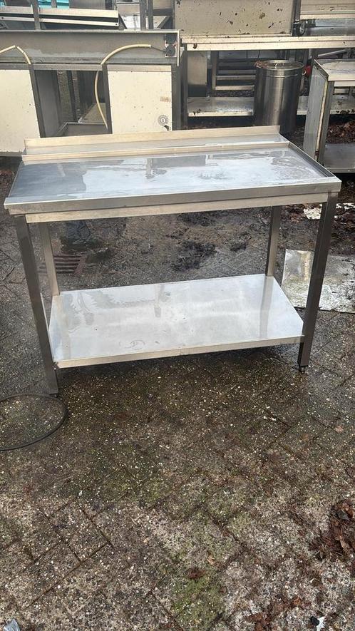Afvoertafel rechts 120x73x90 bxdxh, Zakelijke goederen, Horeca | Keukenapparatuur, Ophalen of Verzenden