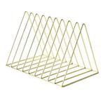 Tijdschriftenrek Goud Metaal Driehoek, Verzenden, Nieuw