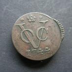 Nederlands-Indië. VOC Duit 1744 Holland MISSLAG (Zonder, Postzegels en Munten, Munten | Nederland