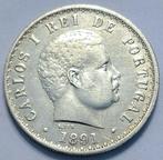 Portugal. D. Carlos I (1889-1908). 500 Reis - 1891 + 1896 +, Postzegels en Munten, Munten | Europa | Niet-Euromunten