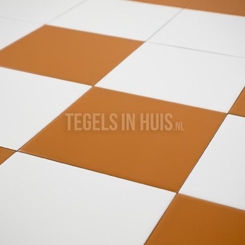 Wandtegels naranja oranje mat 15x15 wandtegel, Doe-het-zelf en Verbouw, Tegels, Wandtegels, Nieuw, 10 m² of meer, Keramiek, Ophalen