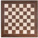 Schaakbord walnoot/esdoorn ingelegd 40x40 cm, Kinderen en Baby's, Verzenden, Nieuw