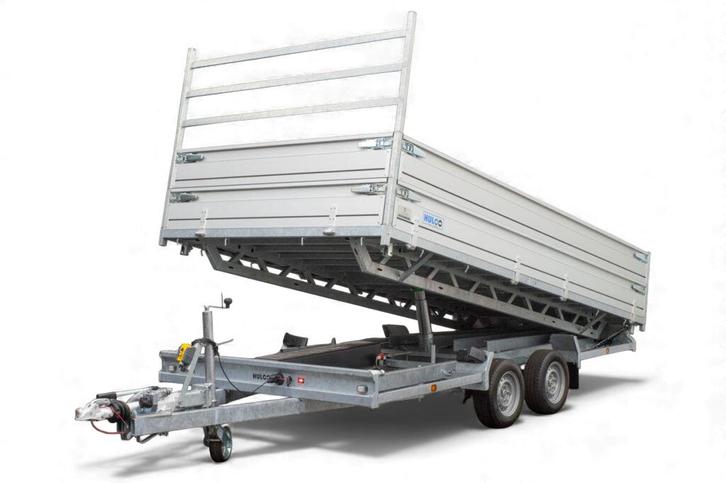 Hulco BENAX-2 3500 405x203 + Opzetborden Kipper, Auto diversen, Aanhangers en Bagagewagens, Nieuw, Ophalen of Verzenden