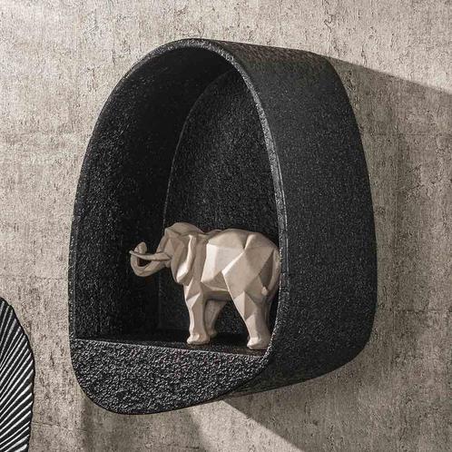 *WOONWINKEL* Wandschap Antraciet Druppel Vorm, Huis en Inrichting, Kasten | Overige, Nieuw, Verzenden