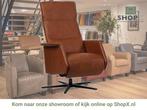 Leren relaxfauteuil Mojo - Massif Armagnac (donkercognac) -, Nieuw, Ophalen of Verzenden, 50 tot 75 cm, Industrieel, Modern