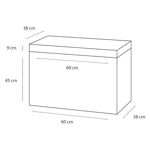 Badkamermeubelset Differnz Somero Met Beton Wastafel 60 cm, Huis en Inrichting, Badkamer | Badkamermeubels, Ophalen of Verzenden