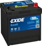 Exide Excell accu | EB504 | 12V 50Ah, Auto-onderdelen, Accu's en Toebehoren, Ophalen of Verzenden, Nieuw