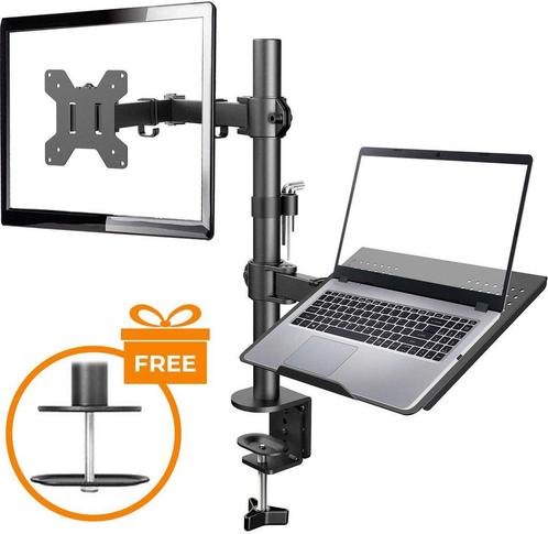 Monitor arm voor 13 t/m 32 Inch - inclusief laptopstandaard, Computers en Software, Monitoren, Nieuw, Ophalen of Verzenden