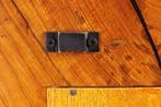 Massieve spiegel MOSAIK 90cm teakhouten vierkante boomstam, Huis en Inrichting, Woonaccessoires | Spiegels, Ophalen of Verzenden
